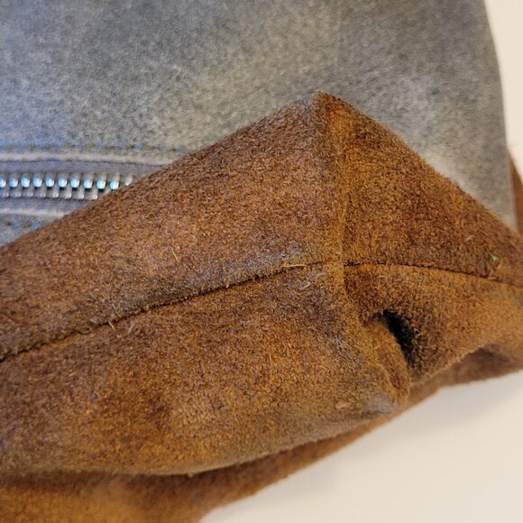 Hammit VIP Texas Suede Fold Over Crossbody Clutch Bag - Picture 6 of 13